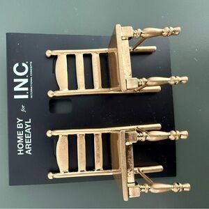 INC International Concepts Gold Chair Earrings